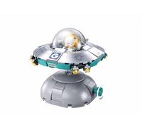 Sluban Garfield Vaisseau Spatial, Jeu de Construction, 193 Pièces, Rotation Manuelle, pour Enfants de 6 à 12 Ans