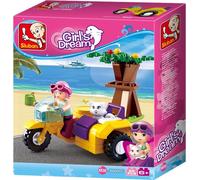 Sluban Girls Dream Holidays M38-B0600C Moto avec side-car