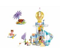 Sluban Girls Dream Theme Park, Jeu de Construction Chasse au Trésor, 404 Pièces, 34 cm, 6-12 Ans, Rouge et Or