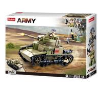 Sluban - Jeu De Construction Tank Italien 2 En 1 - Moyen - M38-B0711