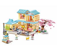 Sluban Klemmbausteine M38-B1017 Happy Diary Japanese Guesthouse 1021 pièces
