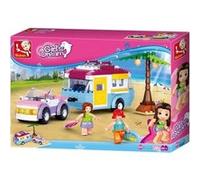 Sluban Le rêve de la fille: voiture avec caravane (M38-B0606) Multicolor G