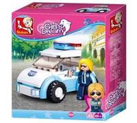 Sluban M38-b0600b Femme avec la Voiture de Police, Multicolore Multicolore G