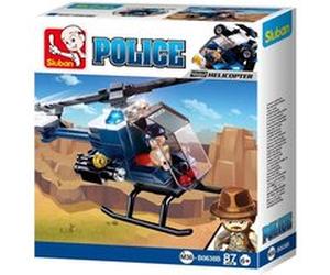 Sluban M38-b0638b II- l'Hélicoptère de Police, Multicolore Multicolore G