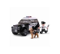 Sluban Brigade de chiens policiers M38/B0639 Patrouille avec chien Noir
