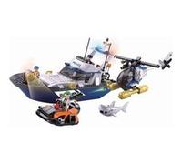 Sluban Klemmbausteine SL95517 Set d'eau de Police (339 pièces) [M38-B0657] Kit de Jeu, Blocs de Serrage, Forces de Sauvetage avec Figurine de Police, Multicolore