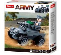 Sluban M38-B0680C - Jouet de construction - German Army armored car