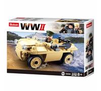 Sluban M38-B0690 - Armée WWII - Véhicule amphibie