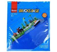 Plaque de base - Sluban - Junior - 25,6 x 25,6 cm - Plastique - Bleu