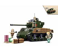 Sluban M38-B1110 WWII-M4A3 (76W) Réservoir Moyen