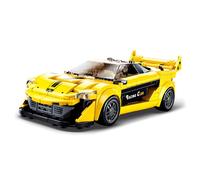 Sluban Model Bricks M38-B0956 Yellow English Sports Car