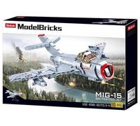 Sluban Model Bricks M38-B0983 Avion MIG 15 Russe Jet 583 Pièces