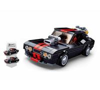 Sluban Model Bricks Car 2 In 1- Construction Game 328 Pieces Argenté Enfants