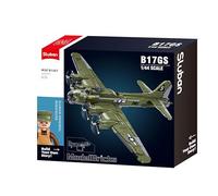 Sluban ModelBricks B17GS Bombardier Flying Fortress, Échelle 1/44, 1270 Pièces, pour Enfants de 6 à 12 Ans