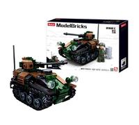 Sluban ModelBricks, Kit de Construction - Tankette Wiesel 2-i-1