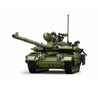 Sluban ModelBricks T-90M-S Char Militaire, Échelle 1/35, 811 Pièces, avec 2 Minifigures, pour Enfants de 6 à 12 Ans