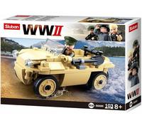 Sluban Seconde Guerre Mondiale M38-B0690 Allemand Amphibie Véhicule Schwimmwagen