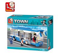 Sluban SlubanM38-B0330 Jeu de briques de construction pour bus Bleu