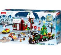 Sluban Town M38-B0887 Village De Noël Avec Train