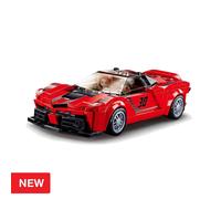 Sluban – Blocs de Serrage – Voiture de Sport Italienne – Rouge – 262 pièces