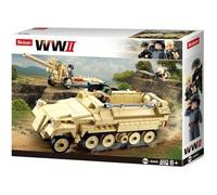 Sluban Wwii M38-B0695 Tracteur Semi-Chenillé Allemand-Half Track