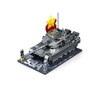 Sluban ZTZ-99AS, Kit de Construction Tank Militaire, Échelle 1/35, 1079 Pièces, Revêtement Argenté Titane, 44,1 cm