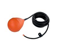 Sludge Boss Interrupteur à flotteur pour pompes septiques et liquides en suspension dans les eaux usées, réservoirs et puisards Flotteur pour pompes septiques jusqu'à 1/2 HP (câble de 4,8 m)