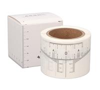 Sluffs 1 Roll Eyebrow Ruler Stencil Sticker Transparency Clear Disposable Plastic Eyebrow Ruler Sticker,Makeup Tool Microblading Measure Tool,Disposable Eyebrow Ruler Sticker