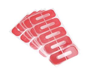 Sluffs 50pcs Peel Off Tapas de la uña Barrera de la piel Palticina a prueba de derrames Arte de uñas Cubierta Arte de uñas Peel Off Tocker,