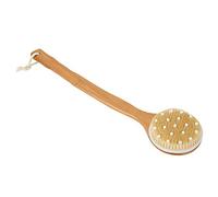 Sluffs Back Scrubber Anti Slip for Shower,Shower Brush Long Handle with Stiff and Soft Bristles,Body Exfoliator for Bath or Dry Brush