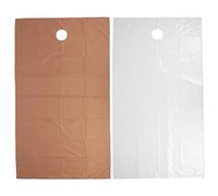 Sluffs Beauty salon bed sheets, soft and skin friendly massage and care table set, SPA bed sheets made of polyester, refreshing and hygienic, exclusively for beauty salons (White + dark brown)
