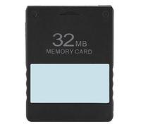 Sluffs Carte Mémoire PS2, Carte Mémoire De Jeu pour PS2, 8M/16M/32M/64M Free MCboot FMCB Memory Card Game Data Saver pour Console PS2(32M)