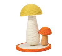 Sluffs Cat Scratching Post,Cat Scratching Post Claw Grinding Interactive Mushroom Shape Sisal Kitten Climbing Scratcher for Indoor