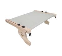 Sluffs Cat Window Perch Sturdy Bed Side Window Sill Mount Cat Perch Easy to Assemble Bedside Perch for Indoor Cats，Easy to Adjust & Assemble