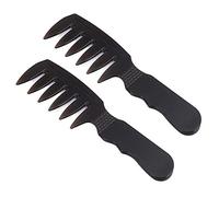 Sluffs Comb Massage Head Oil Comb Hairdressing Tool Wide Tooth Hairstyling Fork Comb for All Hair Types Improved Men Oil Head Hair.