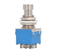 Sluffs Effets de la Guitare Interrupteur de Pied 9 Broches 3pdt Bouton de Pression True Bypass Effets de Guitare