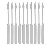 Sluffs Exeton Spatula Double Ended Stainless Steel Ointment Spatula for Mixing Cosmetic Cream Skincare