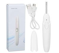Sluffs Heated Eyelash Curlers, Heated Eyelash Curlers Portable Curved Structure 10s Preheating USB Charging 3 Levels Temperature White Lash Curler