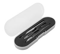 Sluffs Tool Set, Stainless Steel Kit with Storage Case Pet Lice Clip Fork Comb Tweezer Kit Pet Flea Lice Comb Lice Remover Tool Grooming Accessories for Cats Dogs