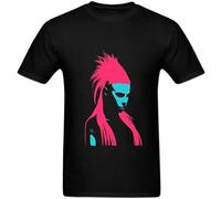 Sluggish Min Blacksoul Die Antwoord Paint Art O-Neck 100% Cotton Short Sleeve Unisex T-Shirt L