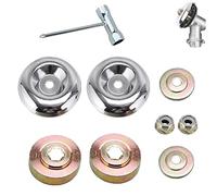Slukueda 9 Pièces Débroussailleuse en Métal Accessoires Kit Ecrou Tete Debroussailleuse pour Débroussailleuse, Onkruid bosmaaier