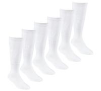 Slumber Hut Chaussettes montantes pour enfants garçons et filles en coton majoritaire - Chaussettes d'école pour enfants et adultes, chaussettes longues douces et respirantes, coupe extensible durable