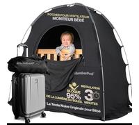 SlumberPod Nacelle d'intimité Portable Pod Auvent occultant Housse de Berceau, Espace de Couchage pour âge 4 Mois et Plus avec Pochette Moniteur et Fermeture éclair, Housse occultante, Auvent de