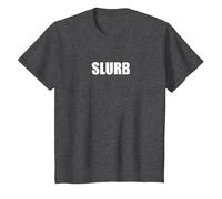 Slurb - Typographie de Mots drôles T-Shirt, Enfant, Chiné Foncé, 2 Ans