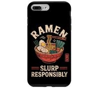 Slurp Responsibly Ramen Japan Anime Nouilles japonaises Kanji Coque pour iPhone 7 Plus/8 Plus