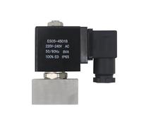 SLUSHSPYF 0~300 Bar - Électrovanne Haute Pression en Acier Inoxydable électromagnétique 1/4 électrovanne AC 220v 24v BSP/NPT(Orifice Size 1.5-b1sp,AC220V)