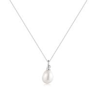 Slv Freshwater Pearl Necklace M AH N058-02H