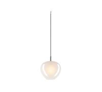 SLV Lampe à suspension en verre Pantilo Ø 29 cm - blanc - 1007881