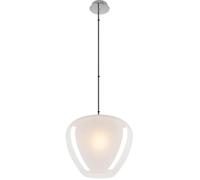 SLV Lampe à suspension en verre Pantilo Ø 40cm - blanc - 1007878
