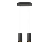 SLV Lampe suspendue Asto Tube noir 2x GU10 - 1006433